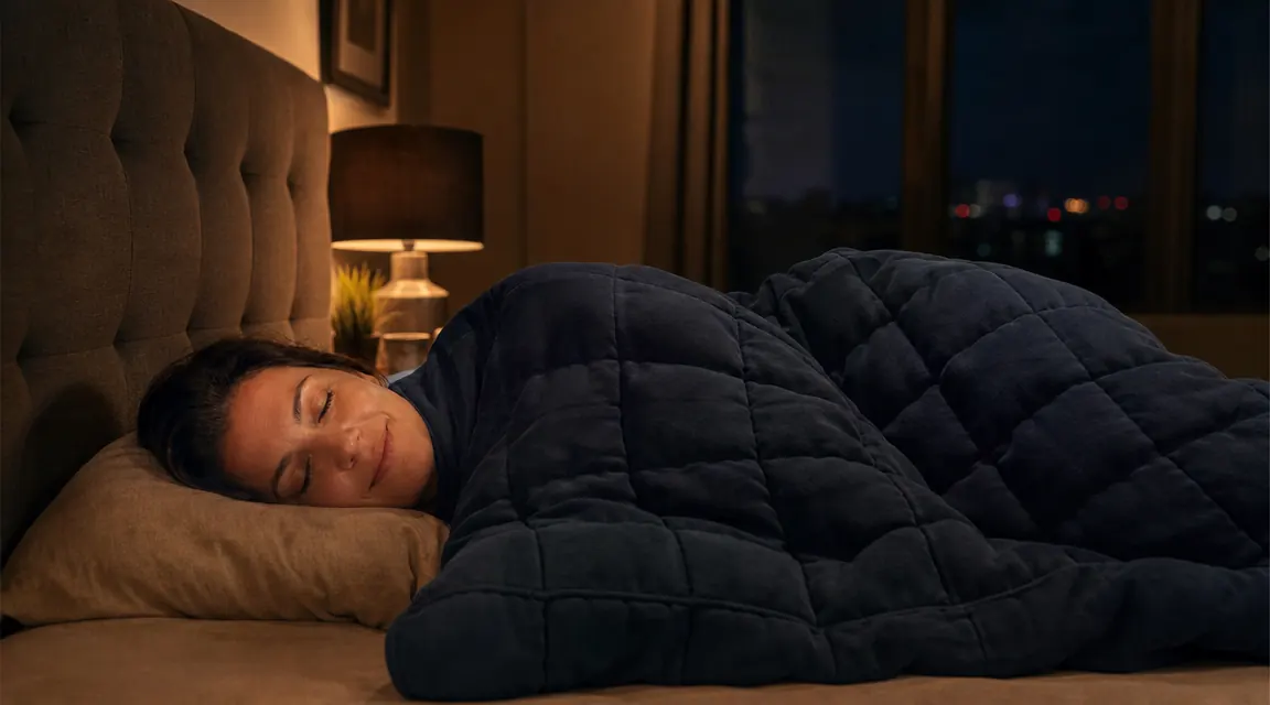 10 Reasons a Weighted Blanket Helps Quiet Racing Thoughts at Bedtime